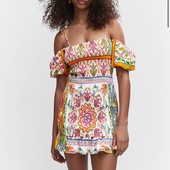 Mango Dresses & Skirts - Mango Multicolor Floral Mini Dress